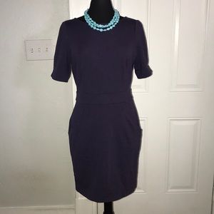 Eggplant Purple Work Dress Banana Republic size 10